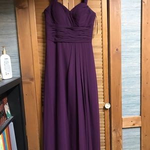 Royal Purple Bridesmaid Dress